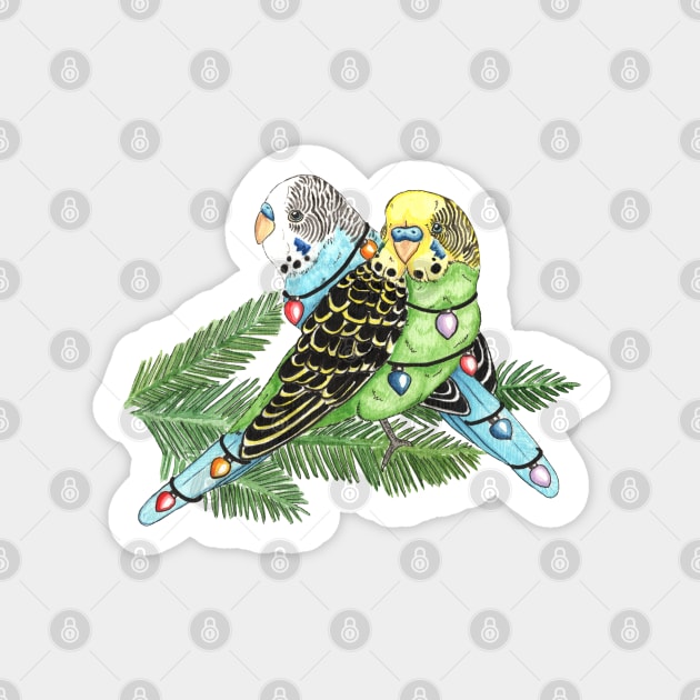 Christmas Budgies Sticker by WolfySilver